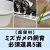 【超便利】ミズガメ飼育の必須道具5選